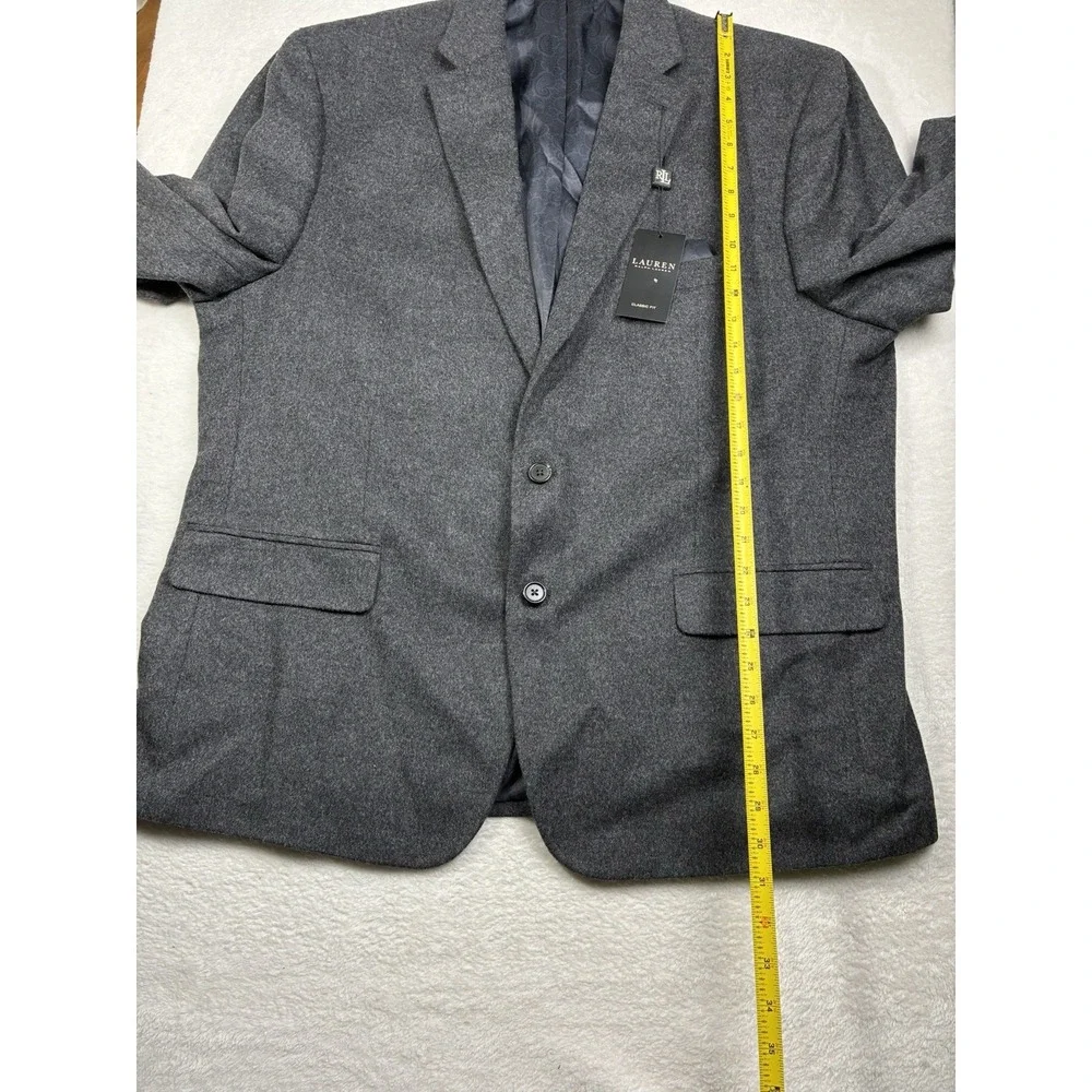 Ralph Lauren Wool Silk Cashmere Classic-Fit Blazer 48 R NEW $450 LCSS12QA0010